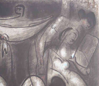 André MASSON : La toilette de la mariée - Lithographie signée