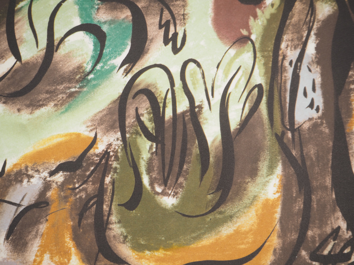 André MASSON : L'étoile - Lithographie signée