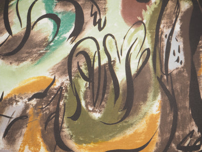 André MASSON : L'étoile - Lithographie signée