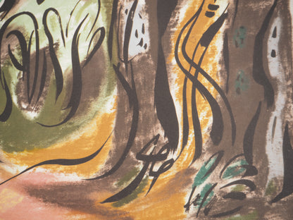 André MASSON : L'étoile - Lithographie signée