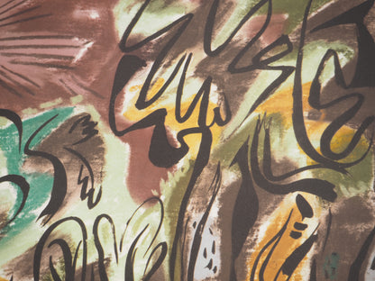 André MASSON : L'étoile - Lithographie signée