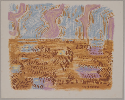André MASSON : Saintes Maries de la mer - Lithographie