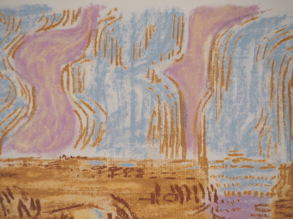 André MASSON : Saintes Maries de la mer - Lithographie