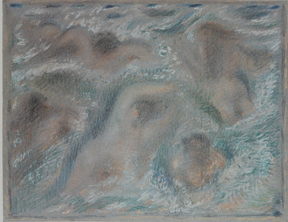 André MASSON : Nageurs - Lithographie signée