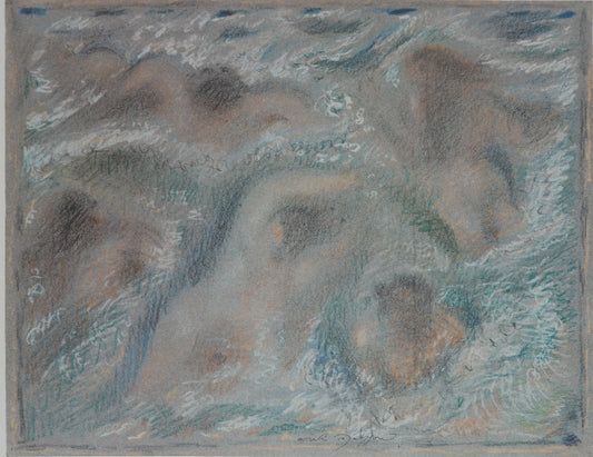 André MASSON : Nageurs - Lithographie signée