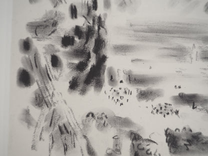 André MASSON : La Vallée de l'Arc - Lithographie
