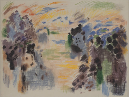 André MASSON : Le Lac - Lithographie