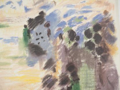 André MASSON : Le Lac - Lithographie