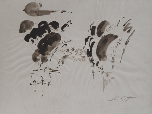 André MASSON : Giverny - Lithographie signée