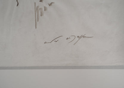 André MASSON : Giverny - Lithographie signée
