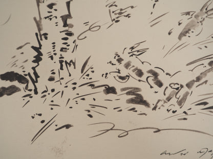 André MASSON : Le lapin - Lithographie signée