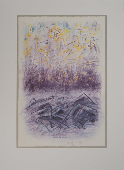 André MASSON : Germination - Lithographie signée