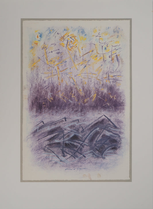 André MASSON : Germination - Lithographie signée