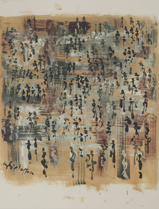 André MASSON : Multitude - Lithographie signée