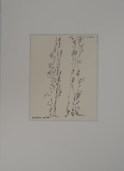 André MASSON : Le buisson ardent - Lithographie signée