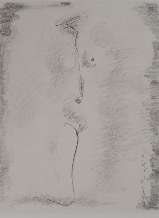 André MASSON : Nu - Lithographie signée