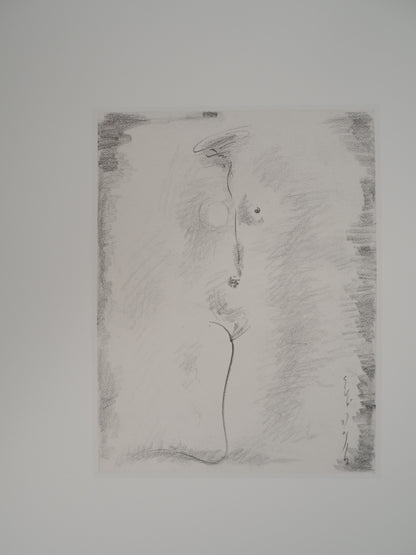 André MASSON : Nu - Lithographie signée