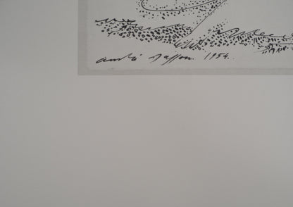 André MASSON : Ciel de femmes - Lithographie signée