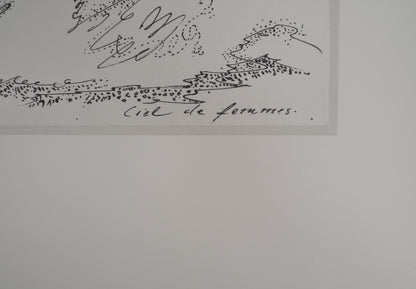 André MASSON : Ciel de femmes - Lithographie signée