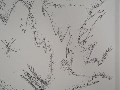 André MASSON : Ciel de femmes - Lithographie signée