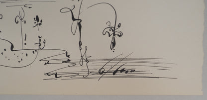 André MASSON : J'ai baisé la bouche - Lithographie signée