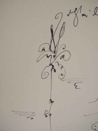 André MASSON : J'ai baisé la bouche - Lithographie signée