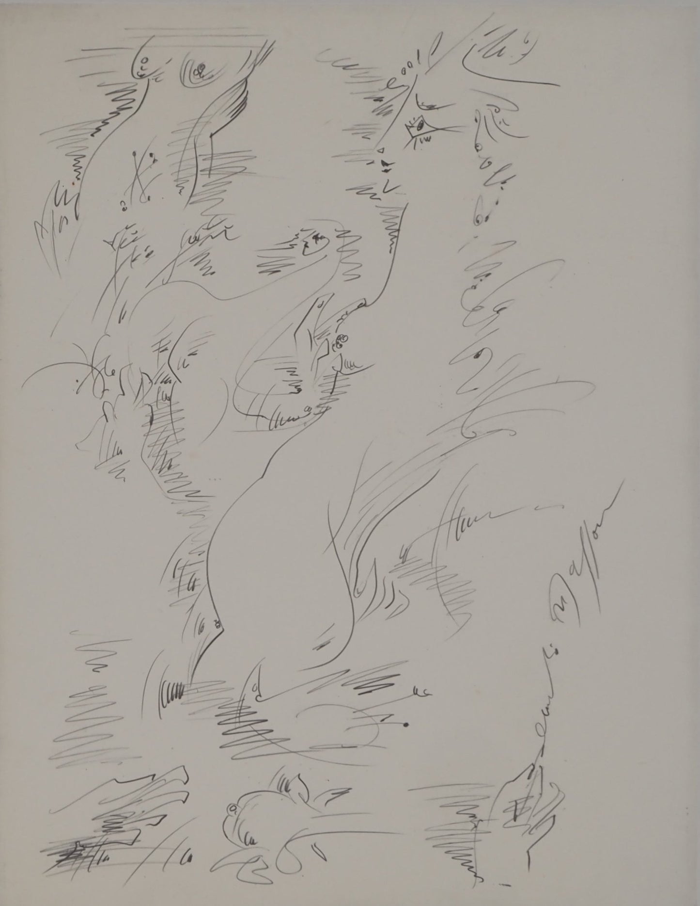 André MASSON : Je signe - Lithographie signée