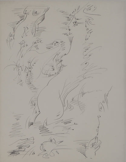 André MASSON : Je signe - Lithographie signée