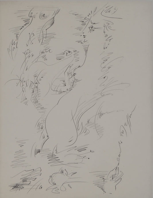 André MASSON : Je signe - Lithographie signée