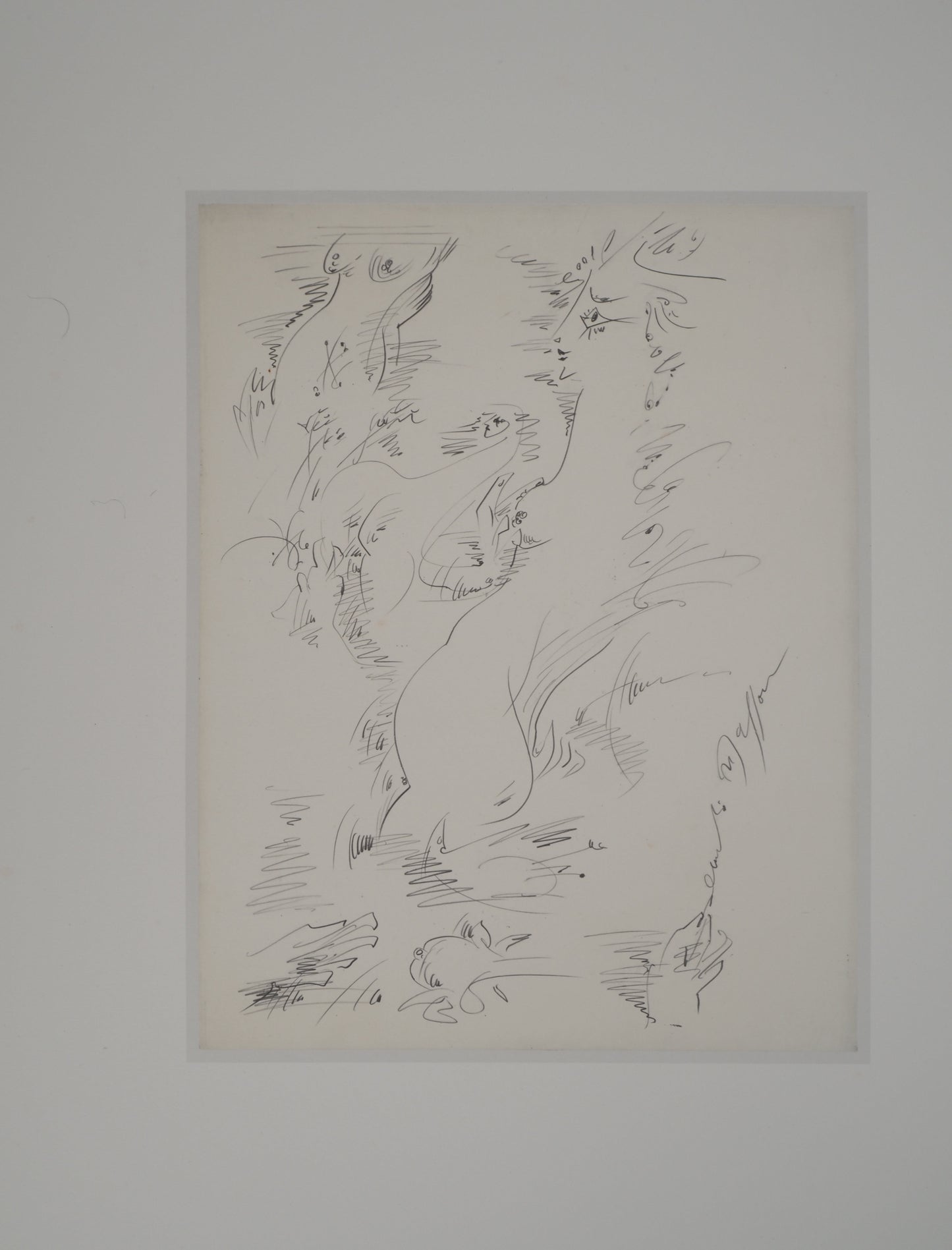 André MASSON : Je signe - Lithographie signée