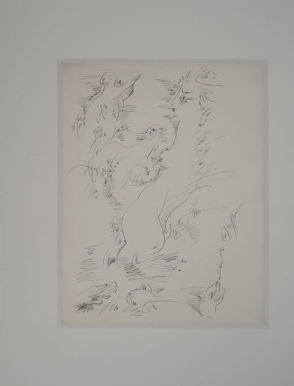 André MASSON : Je signe - Lithographie signée