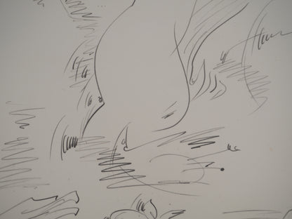 André MASSON : Je signe - Lithographie signée