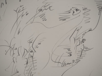 André MASSON : Je signe - Lithographie signée