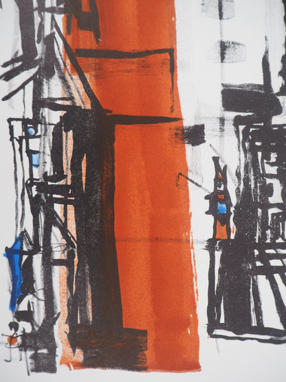 Maria Helena VIEIRA DA SILVA : Arrivée en ville - Lithographie originale