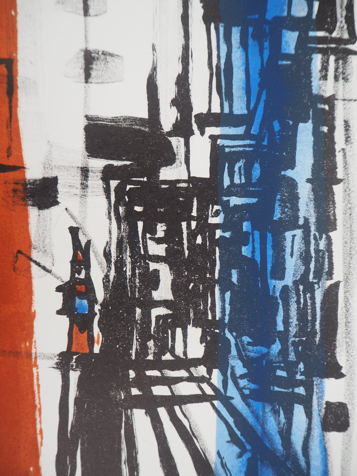 Maria Helena VIEIRA DA SILVA : Arrivée en ville - Lithographie originale