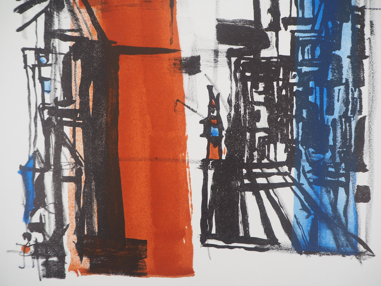 Maria Helena VIEIRA DA SILVA : Arrivée en ville - Lithographie originale