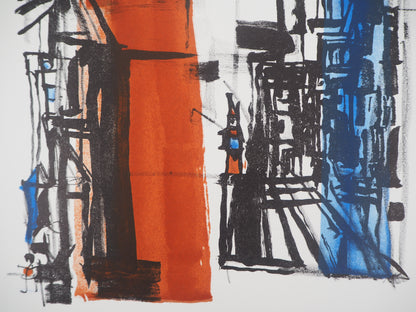 Maria Helena VIEIRA DA SILVA : Arrivée en ville - Lithographie originale
