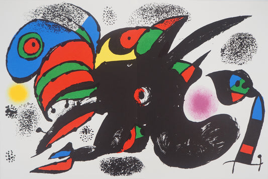 Joan MIRO : Oiseaux fantastiques - Lithographie originale