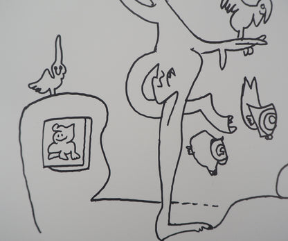 Roberto MATTA : Personnages joyeux - Lithographie originale