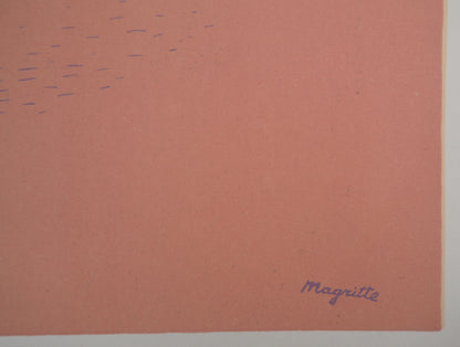 René MAGRITTE : Les bijoux indiscrets - Lithographie originale signée