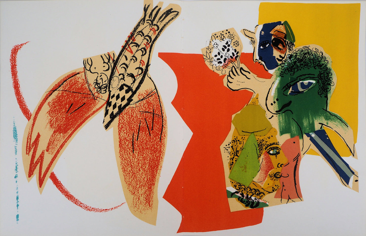 Marc CHAGALL : Rêve au cirque - Lithographie originale