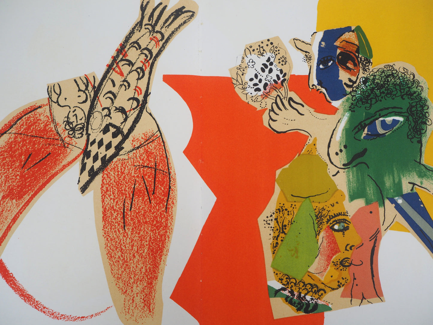 Marc CHAGALL : Rêve au cirque - Lithographie originale
