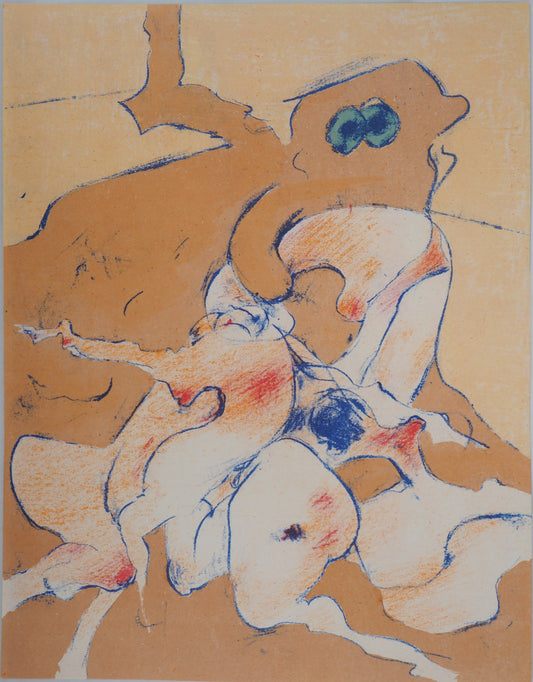 Dorothea TANNING : Les amants - Lithographie originale