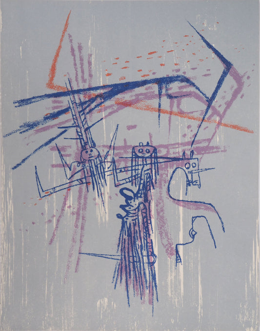 Wifredo LAM : Les Affinités ambiguës - Lithographie originale