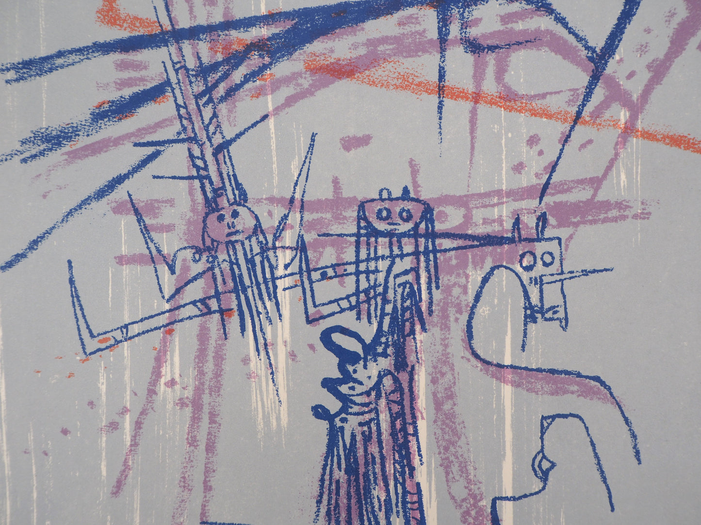 Wifredo LAM : Les Affinités ambiguës - Lithographie originale