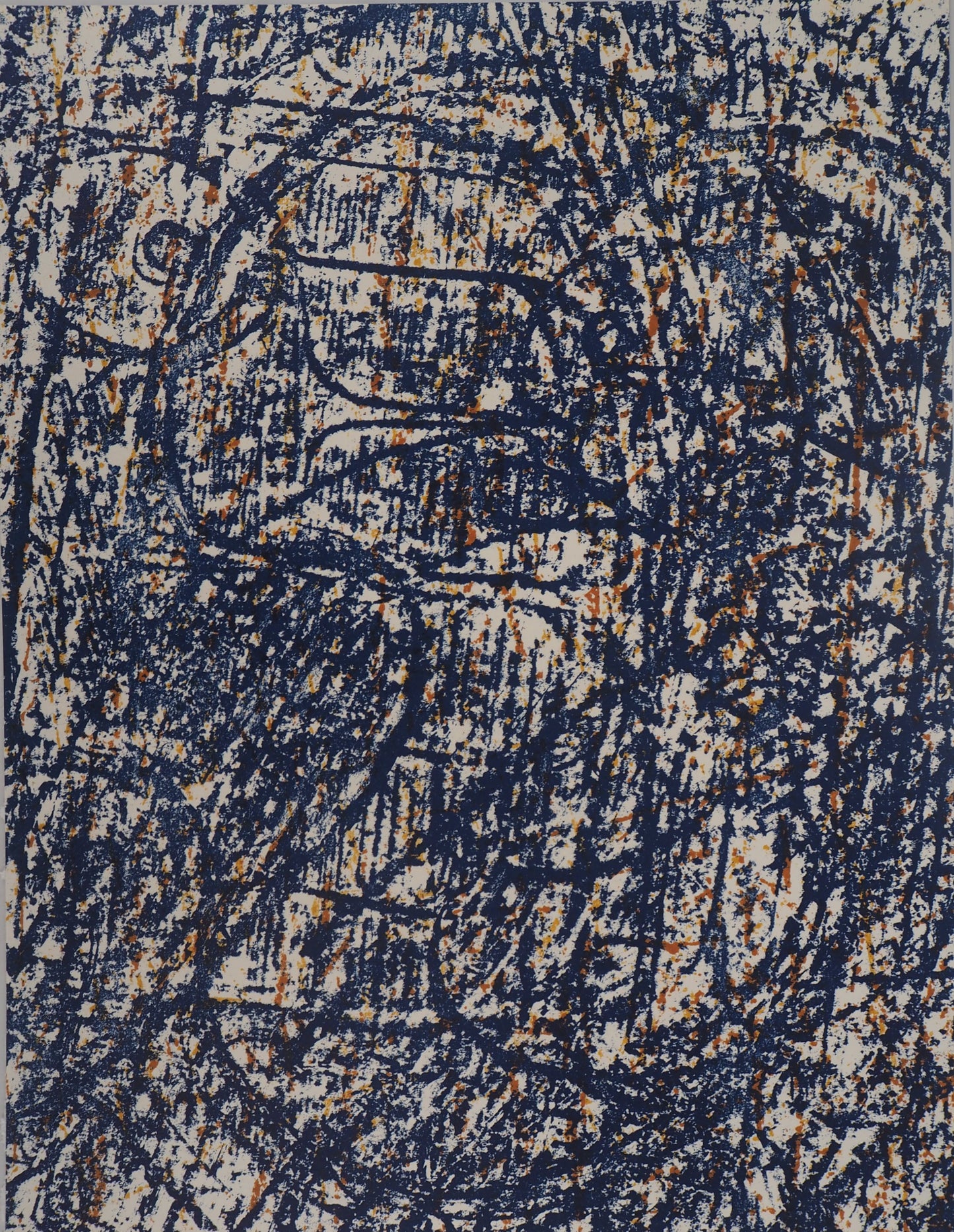 Max ERNST : Les Oiseaux bleus - Lithographie originale
