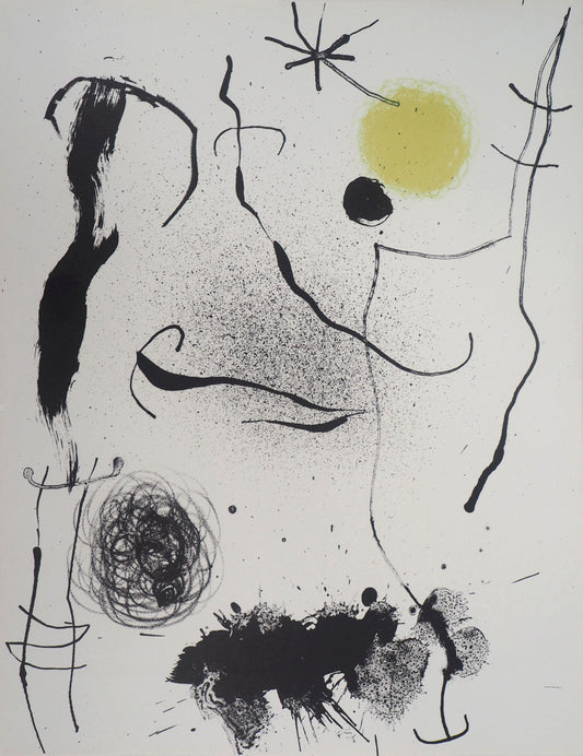 Joan MIRO : Bouquet de rêves pour Leïla - Lithographie originale