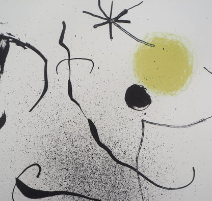 Joan MIRO : Bouquet de rêves pour Leïla - Lithographie originale