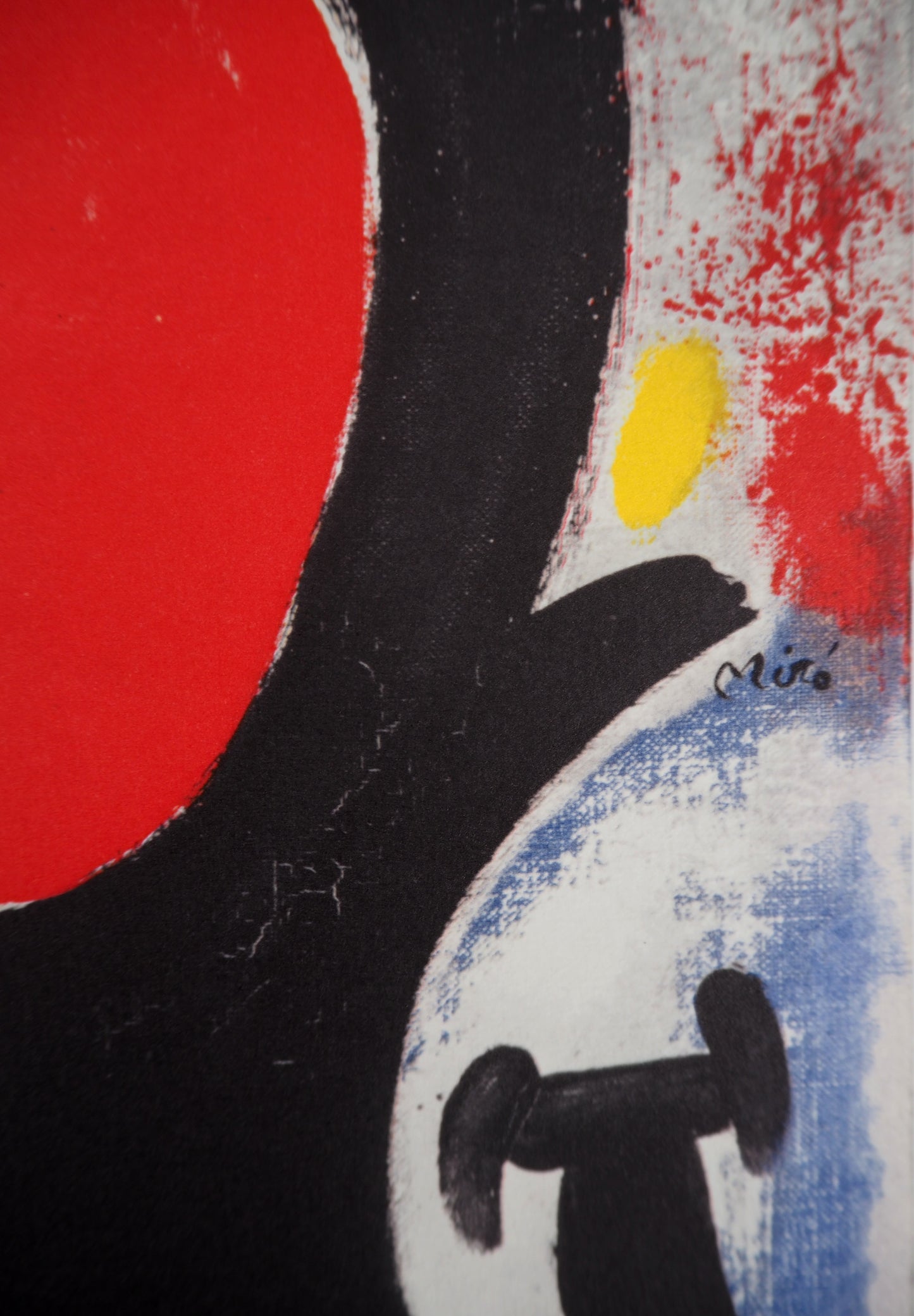 Joan MIRO : Femme et oiseaux - Lithographie signée