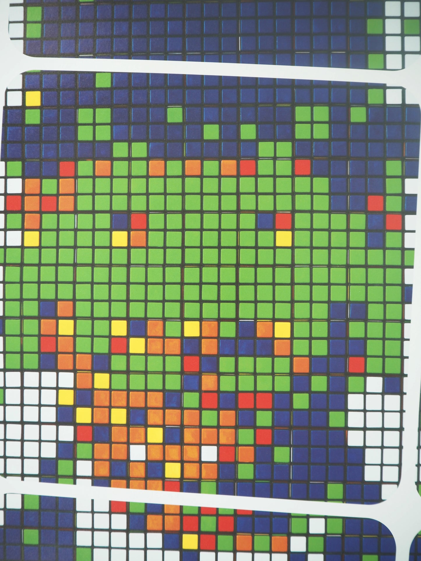 SPACE INVADER : Magritte (RUBIKCUBIST) - Affiche originale